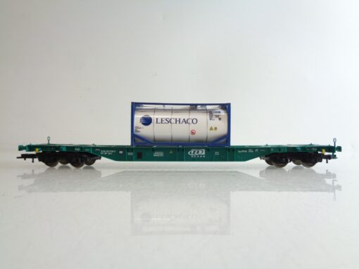 Fleischmann H0 Containertragwagen mit Container LESCHACO der B Cargo BH704 o. – Bild 3