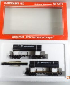 Fleischmann H0 K 995811 Set 2 tlg. Röhrentransportwagen der DB in OVP BH1615