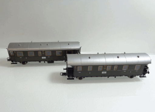 Fleischmann H0 Personenw. Set Donnerbüchse 36 443+28 577 der DR in EVP AR5757