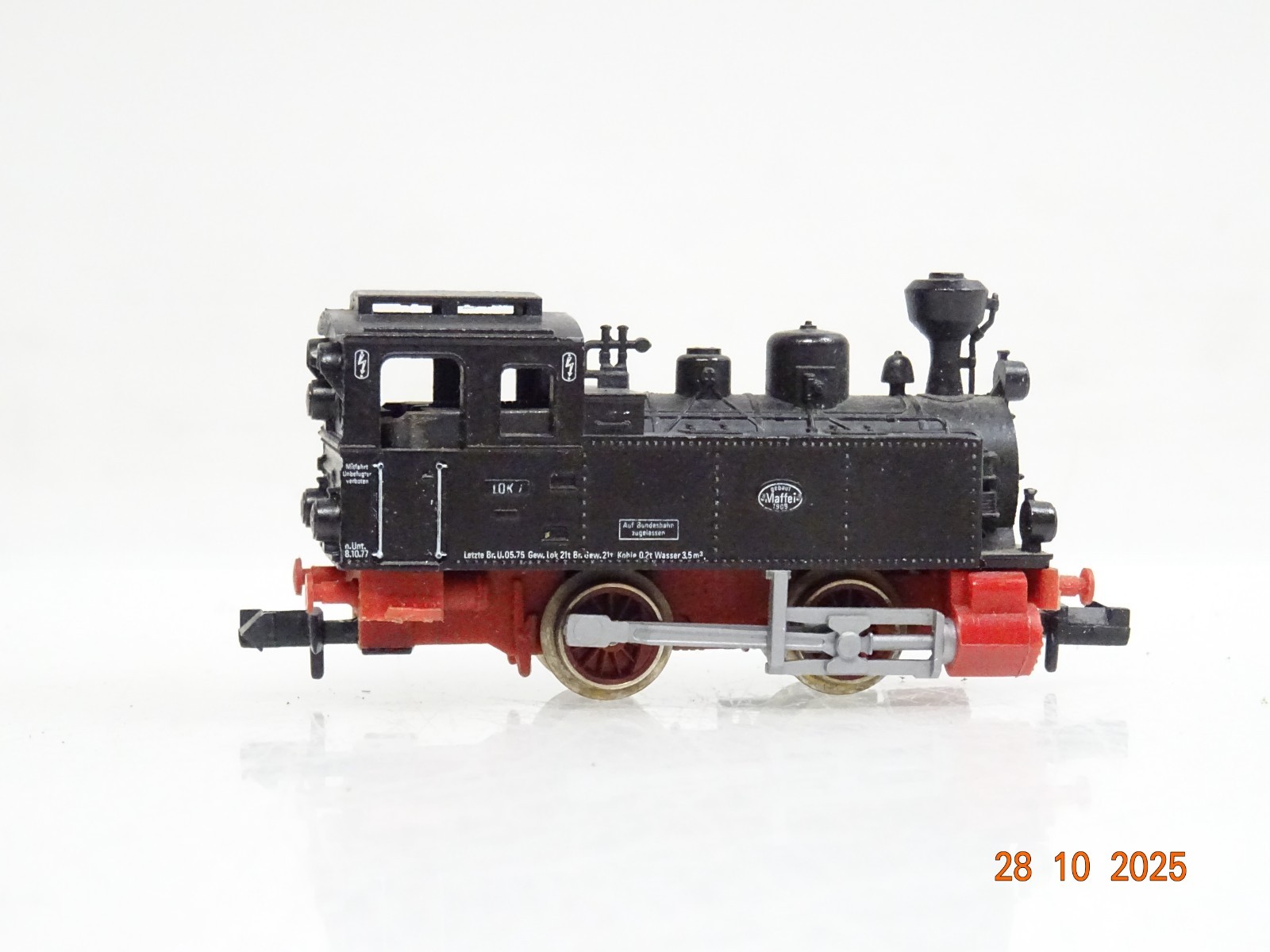 Fleischmann N 7000 Dampflok Maffei Lok 7 JL3851 o. – Bild 3