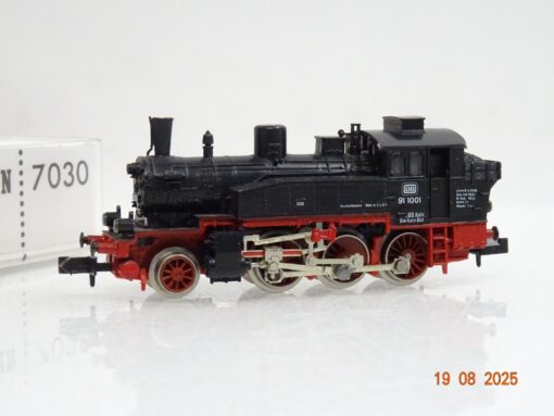 Fleischmann N 7030 Dampflok BR 91 1001 der DB in OVP JL2386