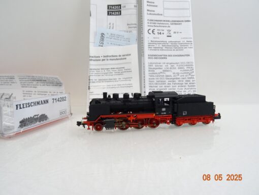 Fleischmann N 714282 Dampflok BR 24 052 der DB Zimo Digital Top in OVP JL581