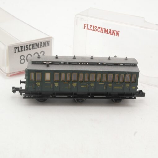 Fleischmann N 8093 Abteilwagen 3.Klasse der DRG in OVP RR4169 – Bild 3
