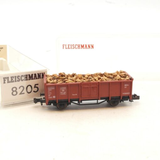 Fleischmann N 8205 Hochbordwagen mit Ladung der DB in OVP RG3035