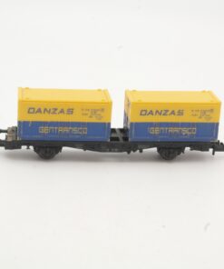 Fleischmann N 8233 Containerwagen DANZAS der DB RR5096 o.