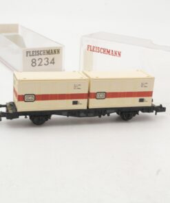Fleischmann N 8234 Containerwagen der DB in OVP RR52