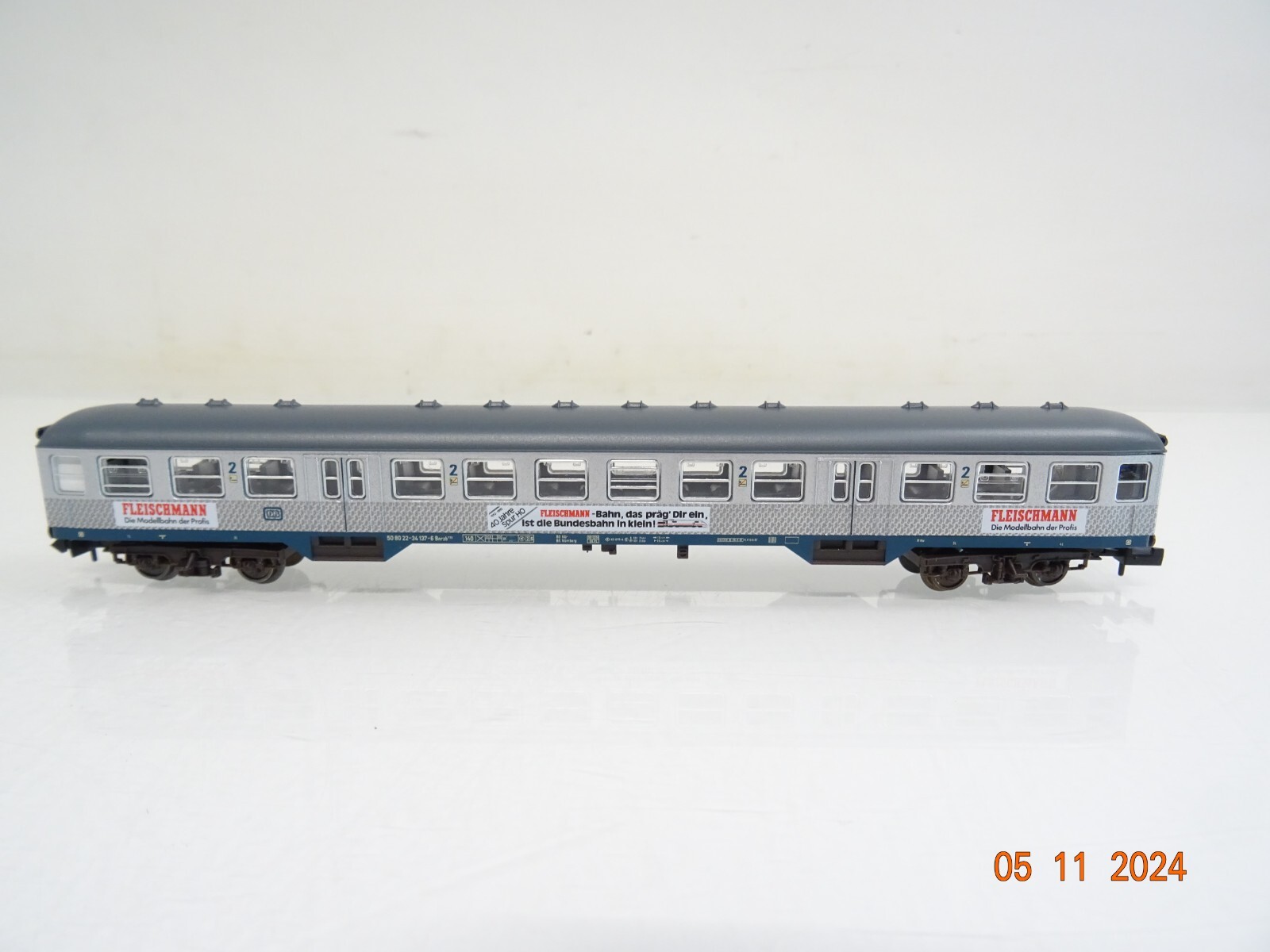 Fleischmann N 8898 Personenwagen 2. Kl. der DB in OVP PR3680 – Bild 3