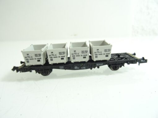 Fleischmann N Behältertragwagen von Haus zu Haus, siehe Foto RR968 o. – Bild 3