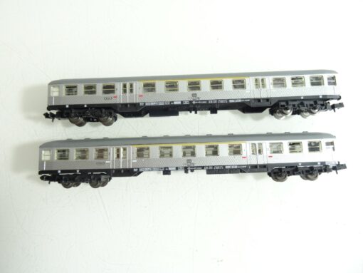 Fleischmann N Konvolut Personenwagen Silberling der DB, siehe Foto RR934 o. – Bild 3