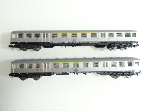 Fleischmann N Konvolut Personenwagen Silberling der DB, siehe Foto RR934 o. – Bild 4