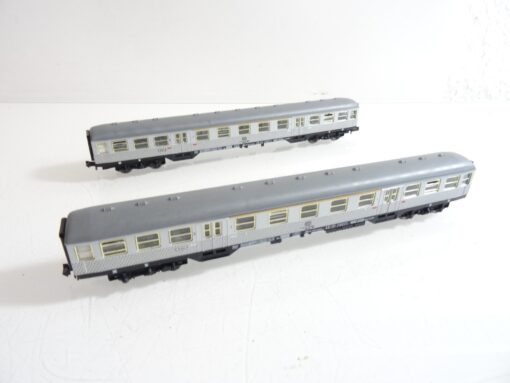 Fleischmann N Konvolut Personenwagen Silberling der DB, siehe Foto RR934 o.