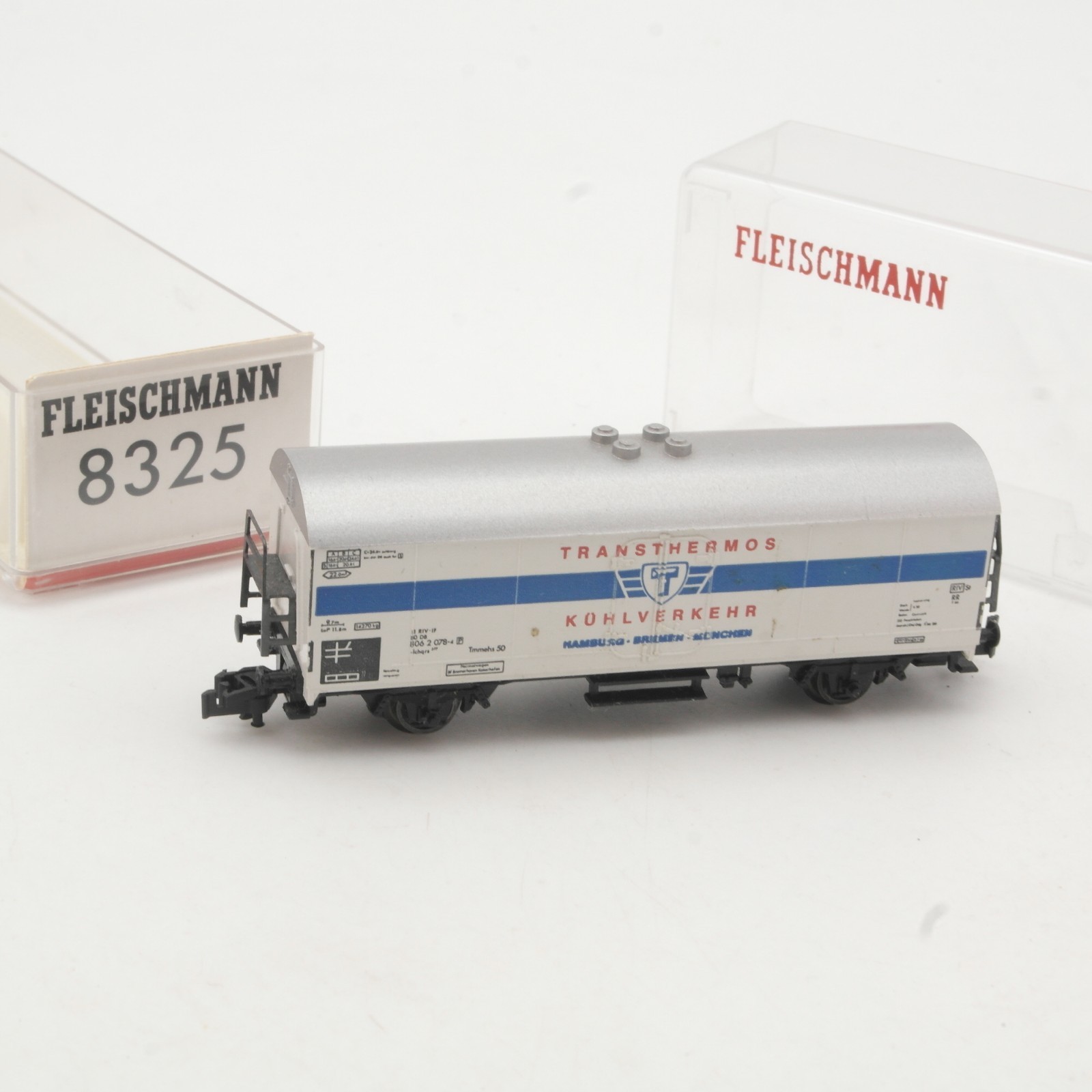 Fleischmann N Kühlwagen Transthermos Kühlverkehr der DB in EVP RR5361 – Bild 3