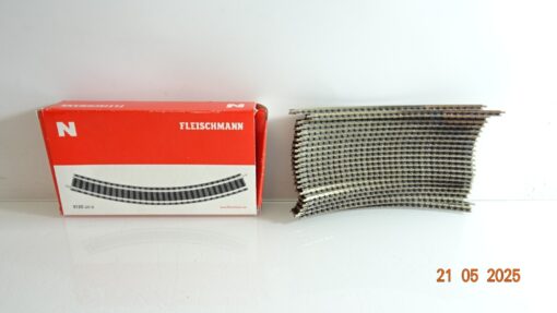 Fleischmann piccolo N 9120 gebogenes Gleis R192 21Stück siehe Foto in OVP CK8373