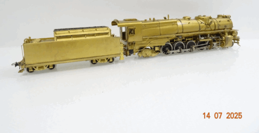 H0 US Dampflok 1-5-1 Messing  JL1489 o. – Bild 4