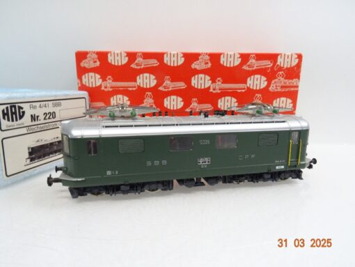 HAG H0 220 AC Schweiz E-Lok Re 4/4 I 10035 der SBB für Märklin AC in OVP LE9820
