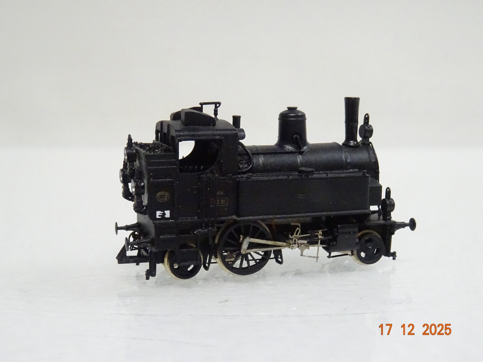Hammerschmid N Kleinserie Dampflok 112.01 der BBÖ Rarität in OVP Holzbox JL5184 – Bild 4