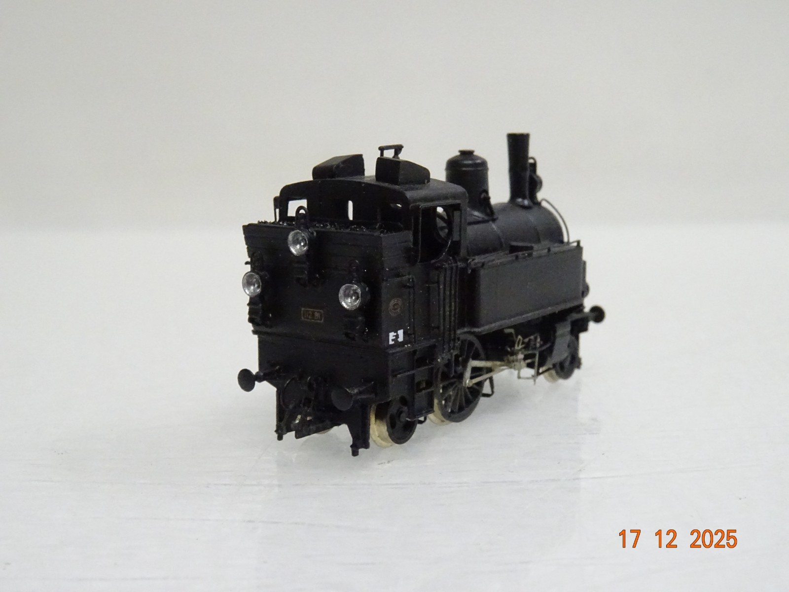 Hammerschmid N Kleinserie Dampflok 112.01 der BBÖ Rarität in OVP Holzbox JL5184 – Bild 5