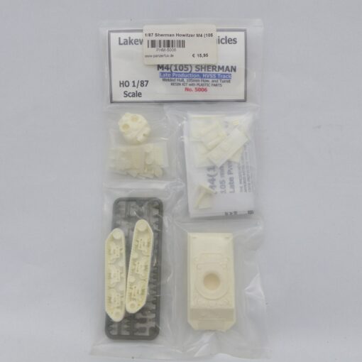 Heiser´s Models H0 1:87 No. 5006 Panzer M4(105) Sherman in OVP EX7604