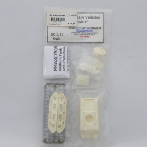 Heiser´s Models H0 1:87 No. 5032 Panzer M4A3(75)W Sherman in OVP EX7624