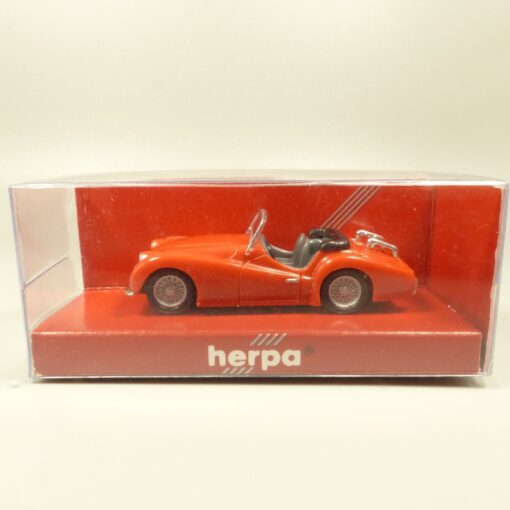 Herpa 1:87 022316 Triumph TR3 rot in OVP EX7501 – Bild 4