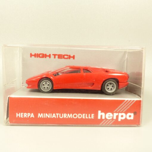 Herpa 1:87 025423 Lamborghini Diablo rot in OVP EX7334 – Bild 4