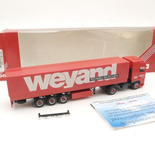 Herpa 1:87 145329 DAF 95 XF Sattelzug Weyand Wermelskirchen in OVP QR7666 – Bild 3