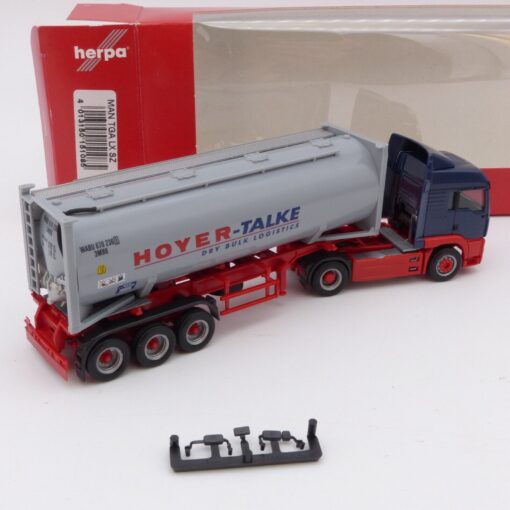 Herpa 1:87 151085 MAN TGA LX Sattelzug HOYER-TALKE in OVP EX4777 – Bild 3