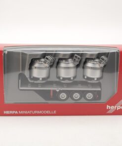 Herpa 1:87 301459 Aluminiumauflieger 3a mit 3 Tiegeln in OVP QR8687