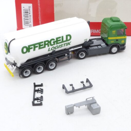 Herpa 1:87 303453 Scania R13 Kippsilo-Sattelzug Offergeld in OVP EX6892 – Bild 3