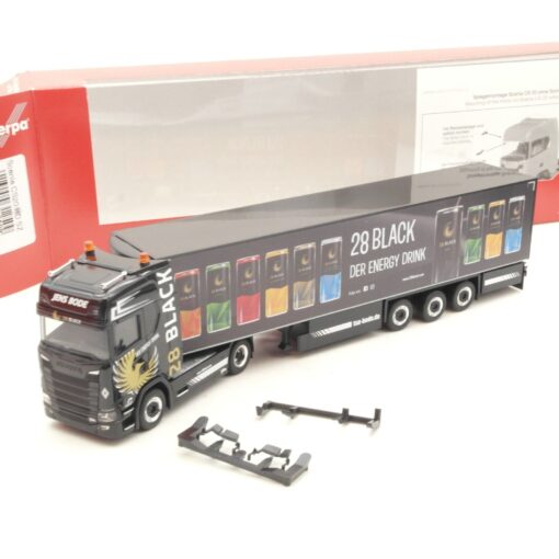 Herpa 1:87 312509 Scania CS 20 HD Sattelzug 28 Black in OVP RA9469