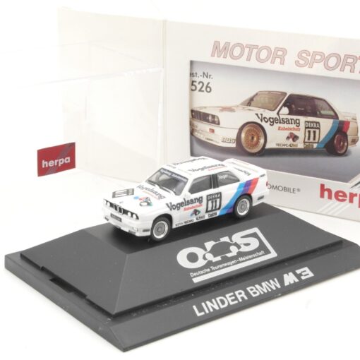 Herpa 1:87 35260 BMW M3 DTM # 11 Heger in OVP QR5733