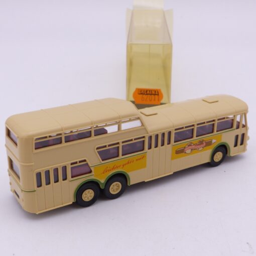 Herpa 1:87 62011 Büssing Anderhalbdecker Stadtbus Handelsgold in OVP EX7449 – Bild 3