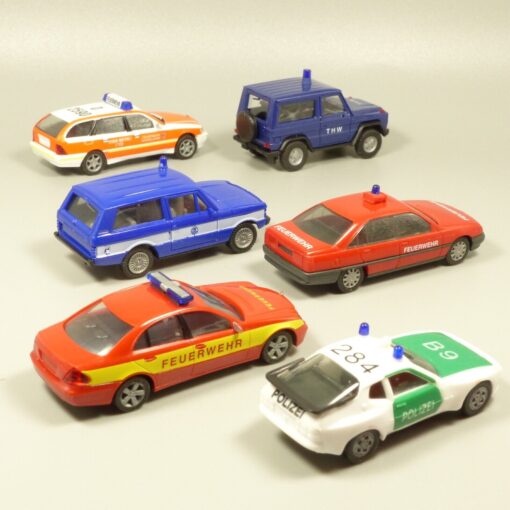 Herpa 1:87 6er-Pack diverse Einsatzfahrzeuge in Tüte siehe Bilder o. EX5023 – Bild 3