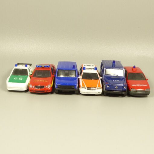 Herpa 1:87 6er-Pack diverse Einsatzfahrzeuge in Tüte siehe Bilder o. EX5023 – Bild 4