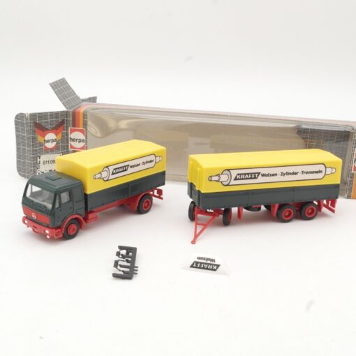 Herpa 1:87 811092 Mercedes Benz NG Hängerzug Krafft Walzen in OVP RR127