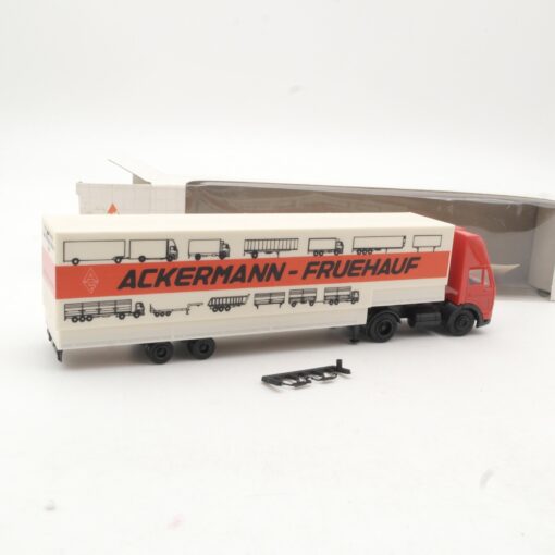 Herpa 1:87 812270 MB Mercedes Sattelzug Ackermann-Fruehauf in OVP RR1164 – Bild 3