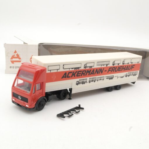 Herpa 1:87 812270 MB Mercedes Sattelzug Ackermann-Fruehauf in OVP RR1164