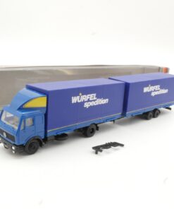 Herpa 1:87 829290 MB 2238 Tandem-Lastzug Würfel Spedition in OVP RR1155