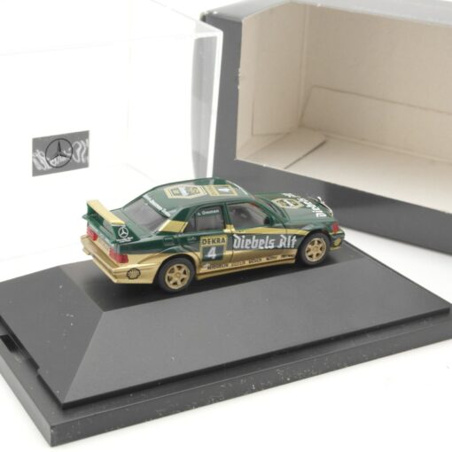 Herpa 1:87 AMG Mercedes 190 E Jörg van Ommen Diebels #4 in OVP QR5803 – Bild 3