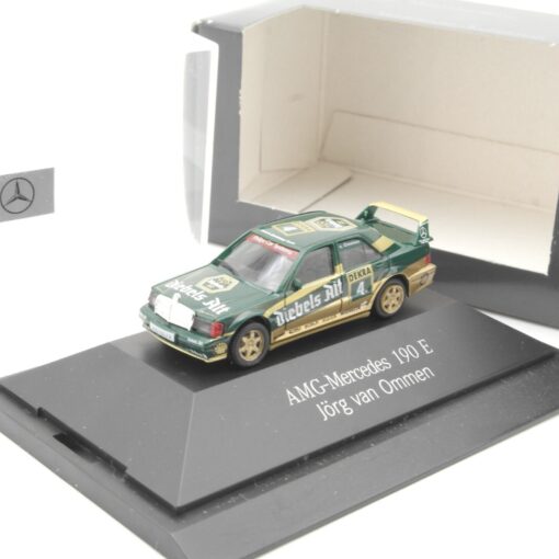 Herpa 1:87 AMG Mercedes 190 E Jörg van Ommen Diebels #4 in OVP QR5803