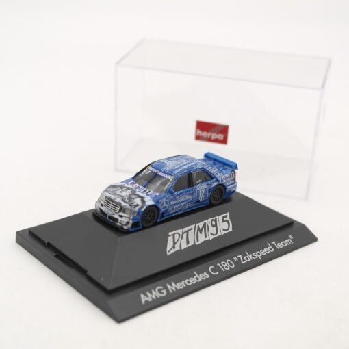 Herpa 1:87 AMG Mercedes C 180 AMG Zakspeed Team DTM 95 in PC Box RR1897