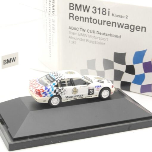 Herpa 1:87 BMW 318i Klasse 2 Alexander Burgstaller #3 in OVP QR7199 – Bild 3