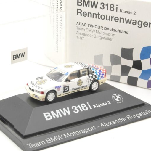 Herpa 1:87 BMW 318i Klasse 2 Alexander Burgstaller #3 in OVP QR7199