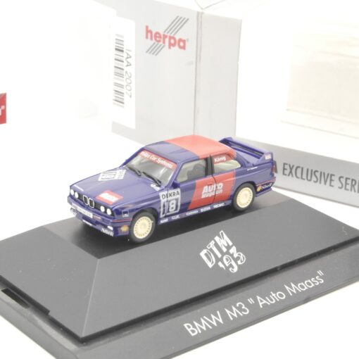 Herpa 1:87 BMW M3 Auto Magazin DTM 93 #18 in EVP QR7185