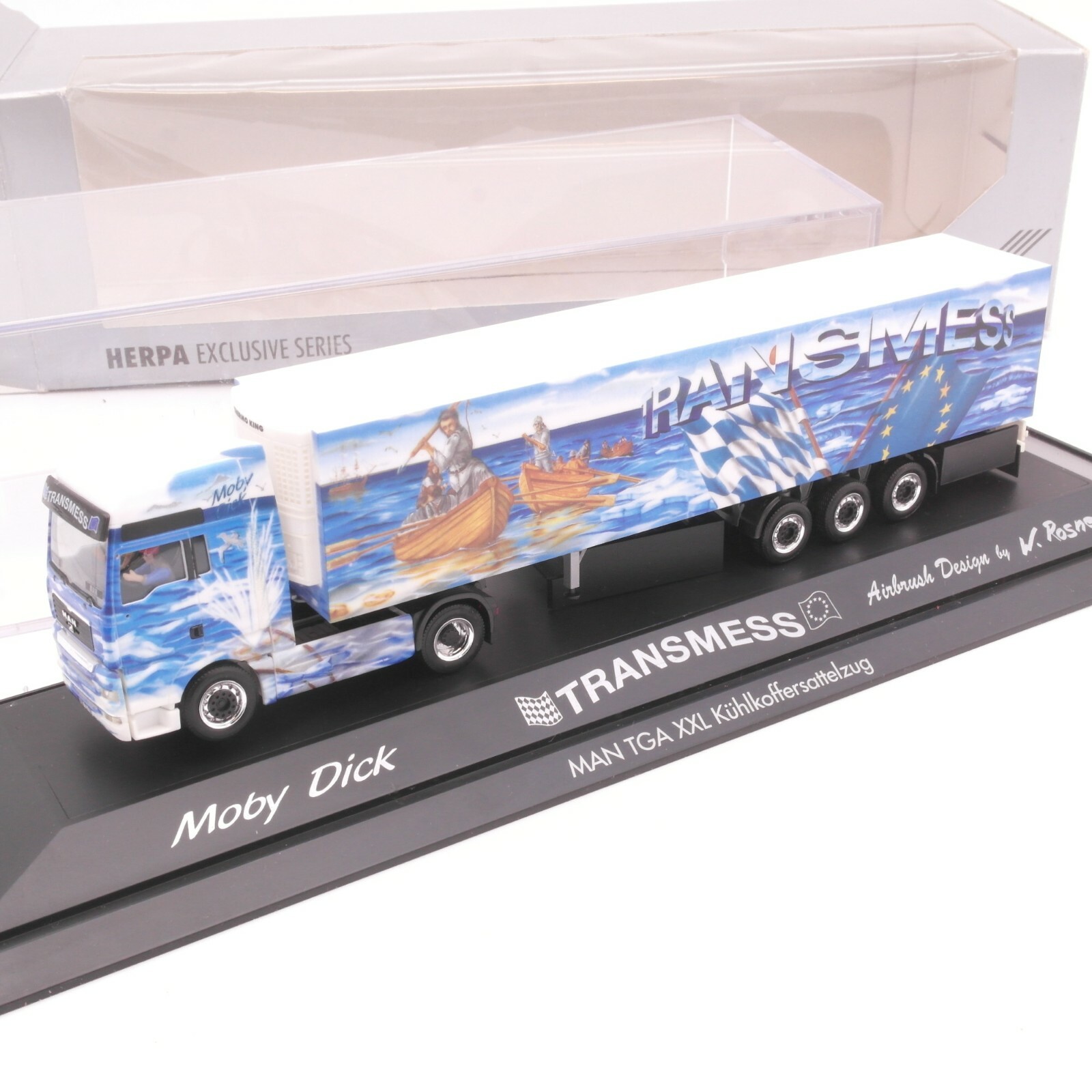 Herpa 1:87 MAN TGA XXL Sattelzug Transmess in OVP RT8377