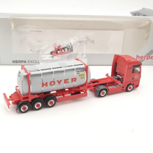 Herpa 1:87 MAN Tank-Sattelzug Hoyer in OVP QR8386 – Bild 3