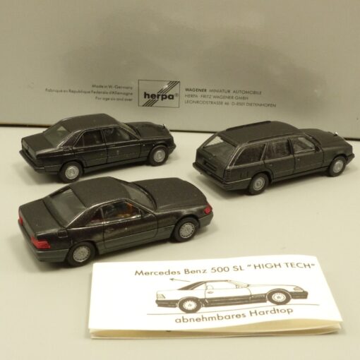 Herpa 1:87 Mercedes-Benz in Bremen Produktionsprogramm 3er PKW Set in OVP EX3658 – Bild 3