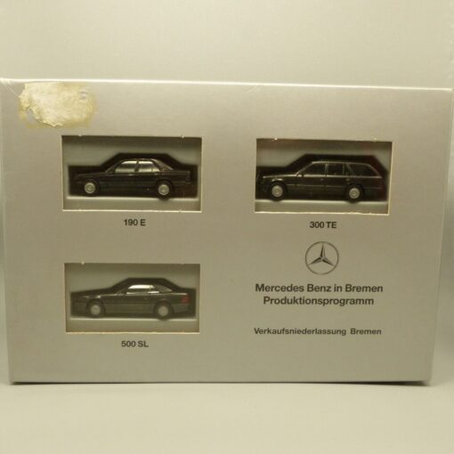 Herpa 1:87 Mercedes-Benz in Bremen Produktionsprogramm 3er PKW Set in OVP EX3658 – Bild 4