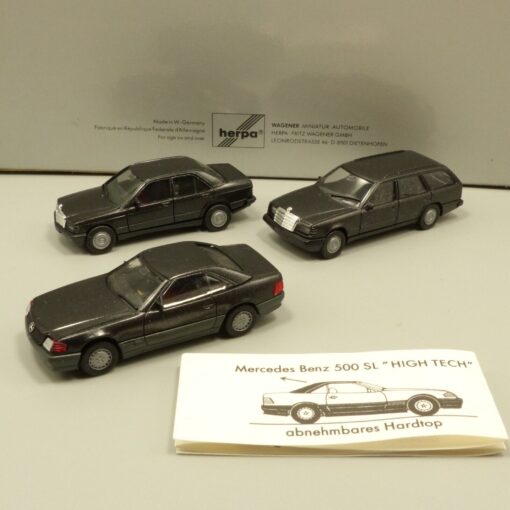 Herpa 1:87 Mercedes-Benz in Bremen Produktionsprogramm 3er PKW Set in OVP EX3658