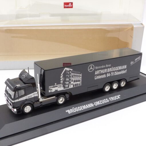 Herpa 1:87 Mercedes SK Sattelzug Brügemann Umzugs Truck in OVP EX3515